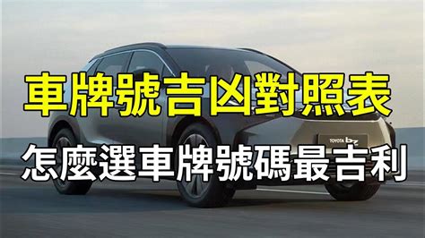 車牌號吉凶|車牌號碼吉凶查詢，汽車車牌號碼測吉凶